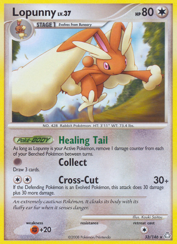 Lopunny (33/146) [Diamond & Pearl: Legends Awakened] | Good Games Morley