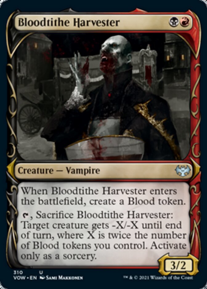 Bloodtithe Harvester (Showcase Fang Frame) [Innistrad: Crimson Vow] | Good Games Morley