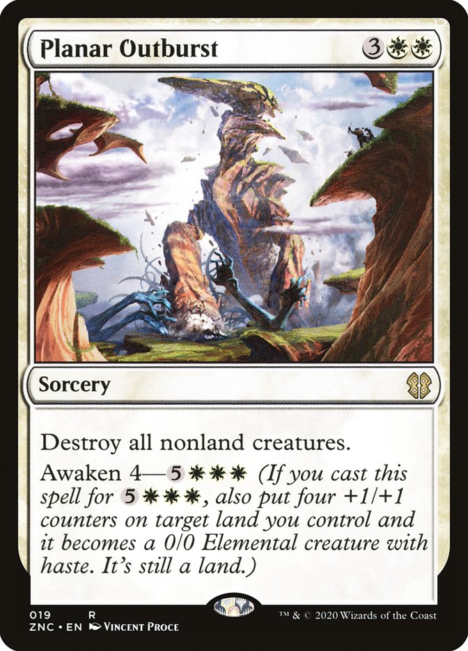 Planar Outburst [Zendikar Rising Commander] | Good Games Morley
