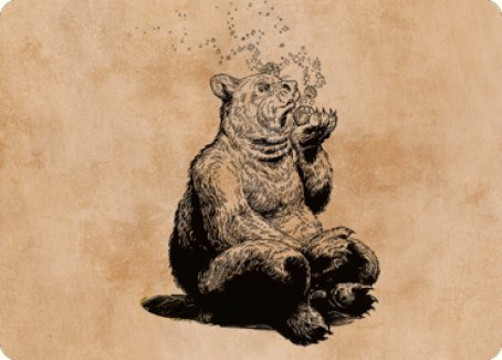 Wilson, Refined Grizzly Art Card [Commander Legends: Battle for Baldur's Gate Art Series] | Good Games Morley