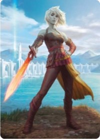 Nahiri, Heir of the Ancients 1 Art Card [Zendikar Rising Art Series] | Good Games Morley