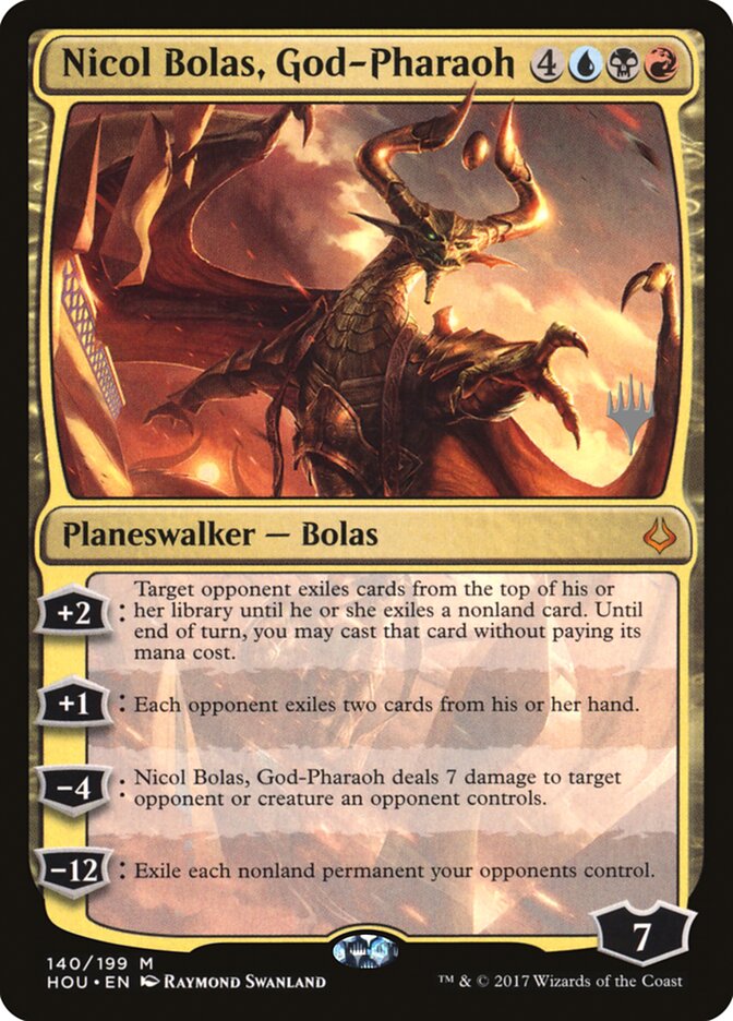 Nicol Bolas, God-Pharaoh (Promo Pack) [Hour of Devastation Promos] | Good Games Morley