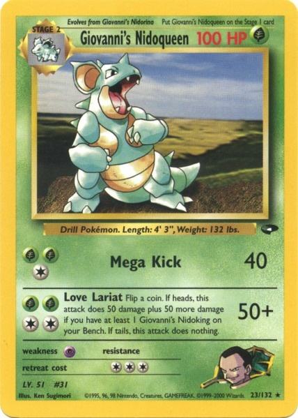 Giovanni's Nidoqueen (23/132) [Gym Challenge Unlimited] | Good Games Morley