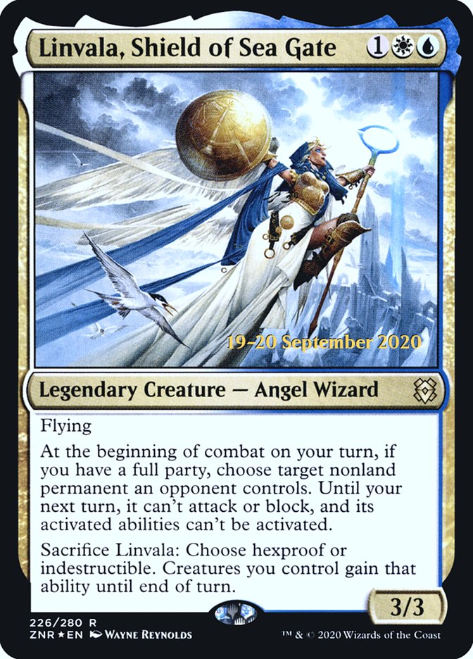 Linvala, Shield of Sea Gate [Zendikar Rising Prerelease Promos] | Good Games Morley