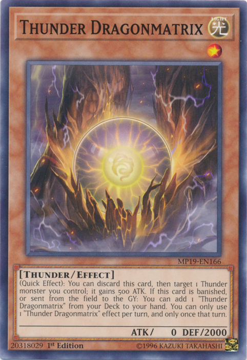 Thunder Dragonmatrix [MP19-EN166] Common | Good Games Morley