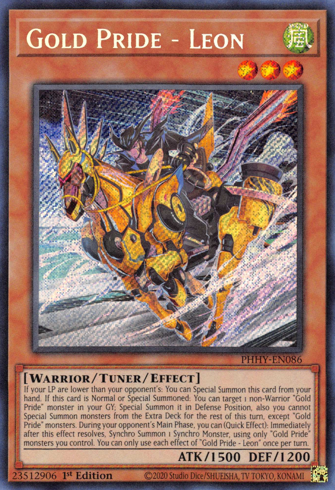 Gold Pride - Leon [PHHY-EN086] Secret Rare | Good Games Morley