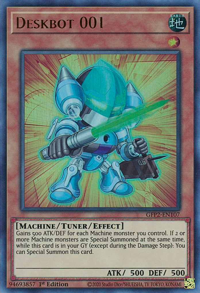 Deskbot 001 [GFP2-EN107] Ultra Rare | Good Games Morley