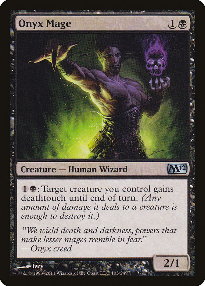 Onyx Mage [Magic 2012] | Good Games Morley