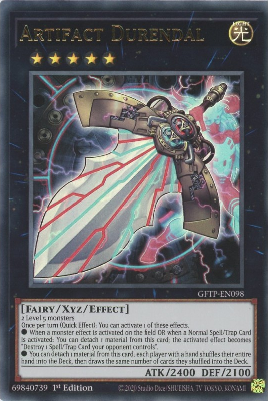 Artifact Durendal [GFTP-EN098] Ultra Rare | Good Games Morley