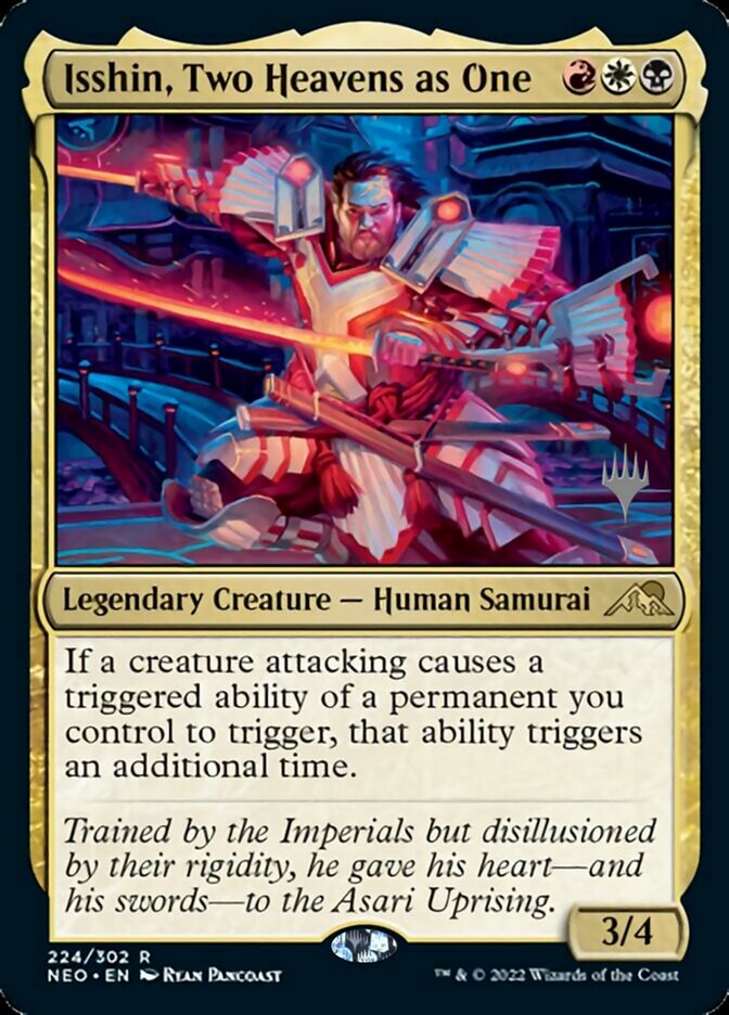 Isshin, Two Heavens as One (Promo Pack) [Kamigawa: Neon Dynasty Promos] | Good Games Morley