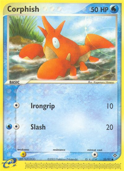 Corphish (53/97) [EX: Dragon] | Good Games Morley