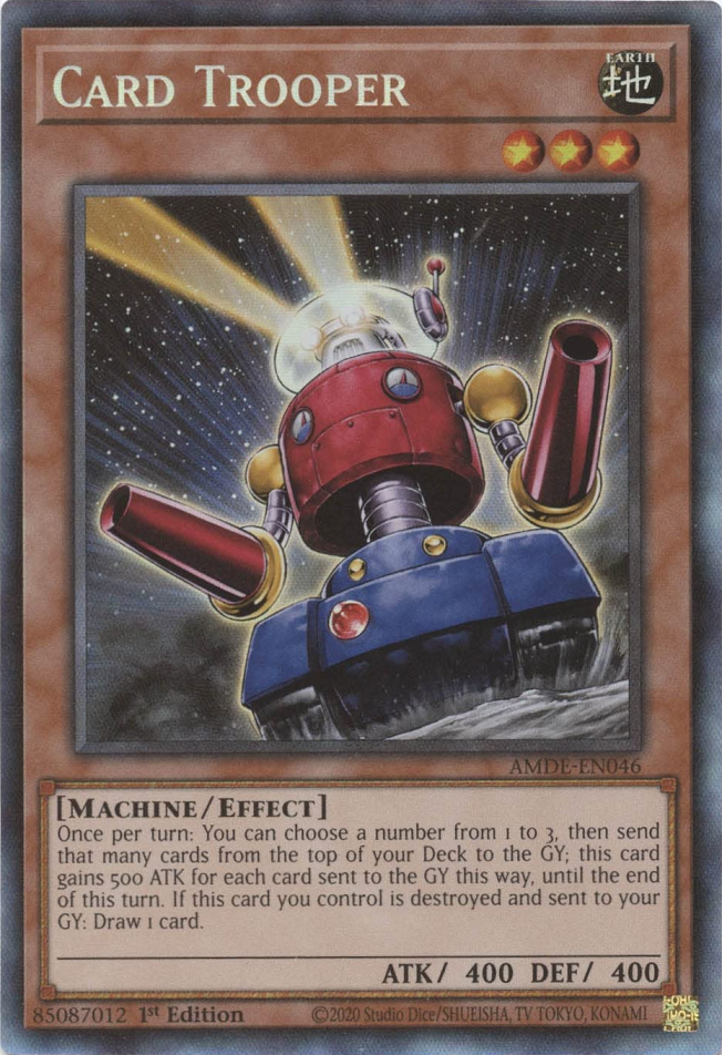 Card Trooper [AMDE-EN046] Collector's Rare | Good Games Morley