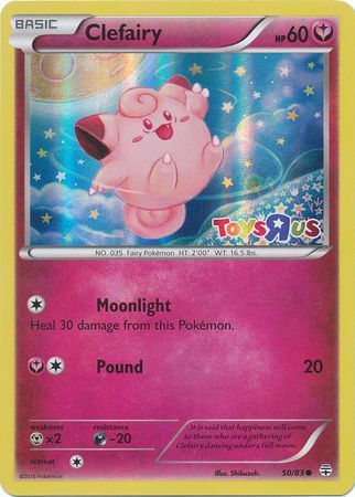 Clefairy (50/83) (Toys R Us Promo) [XY: Generations] | Good Games Morley