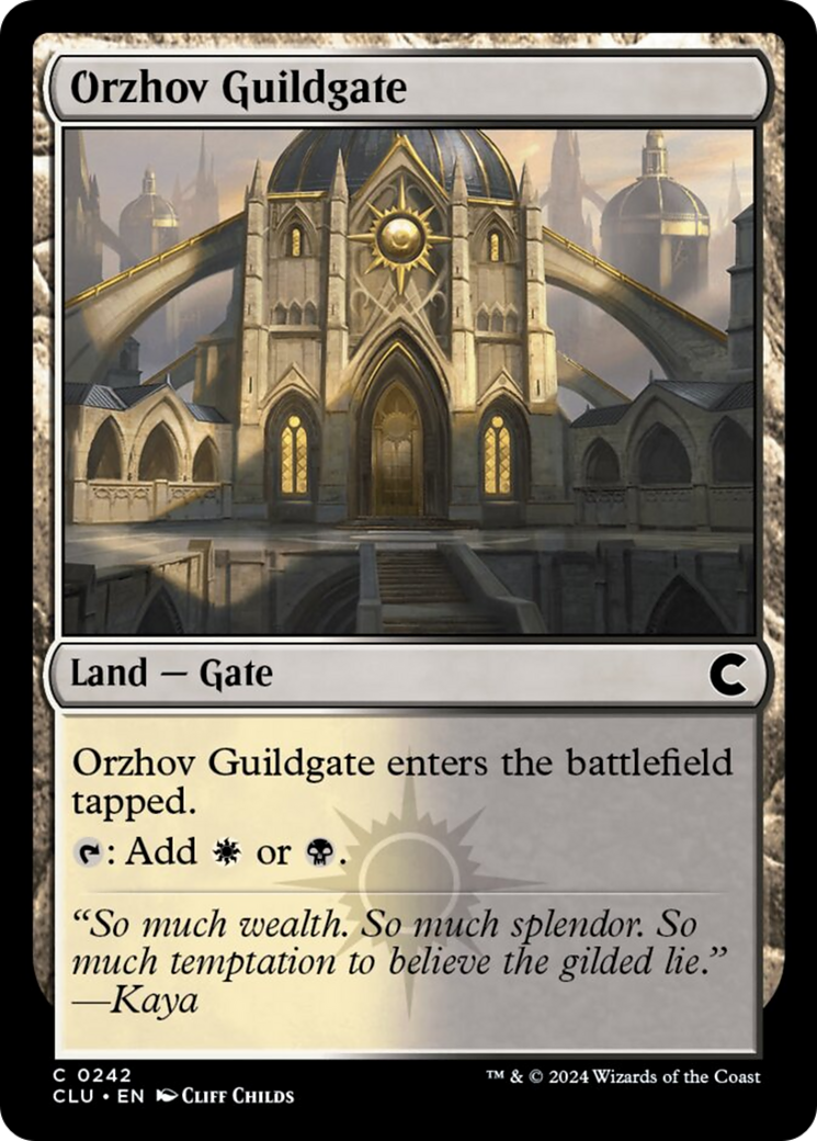 Orzhov Guildgate [Ravnica: Clue Edition] | Good Games Morley