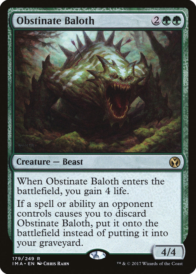 Obstinate Baloth [Iconic Masters] | Good Games Morley