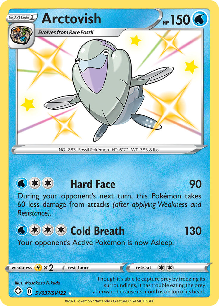 Arctovish (SV037/SV122) [Sword & Shield: Shining Fates] | Good Games Morley