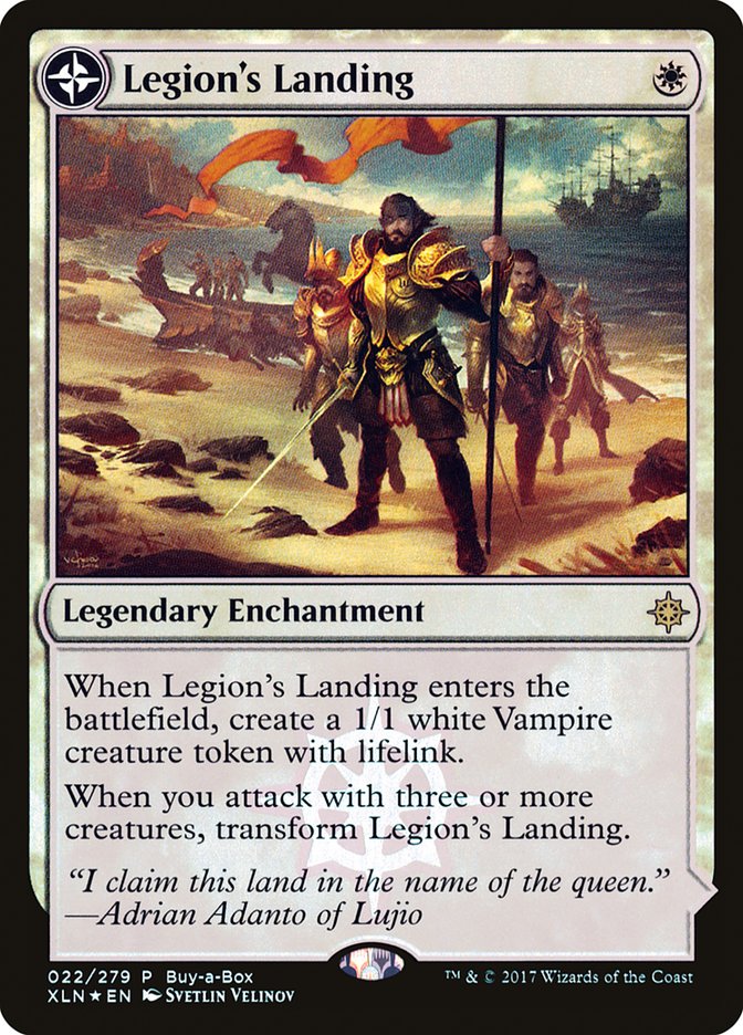 Legion's Landing // Adanto, the First Fort (Buy-A-Box) [Ixalan Treasure Chest] | Good Games Morley
