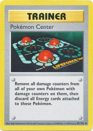 Pokemon Center (85/102) [Base Set Shadowless Unlimited] | Good Games Morley