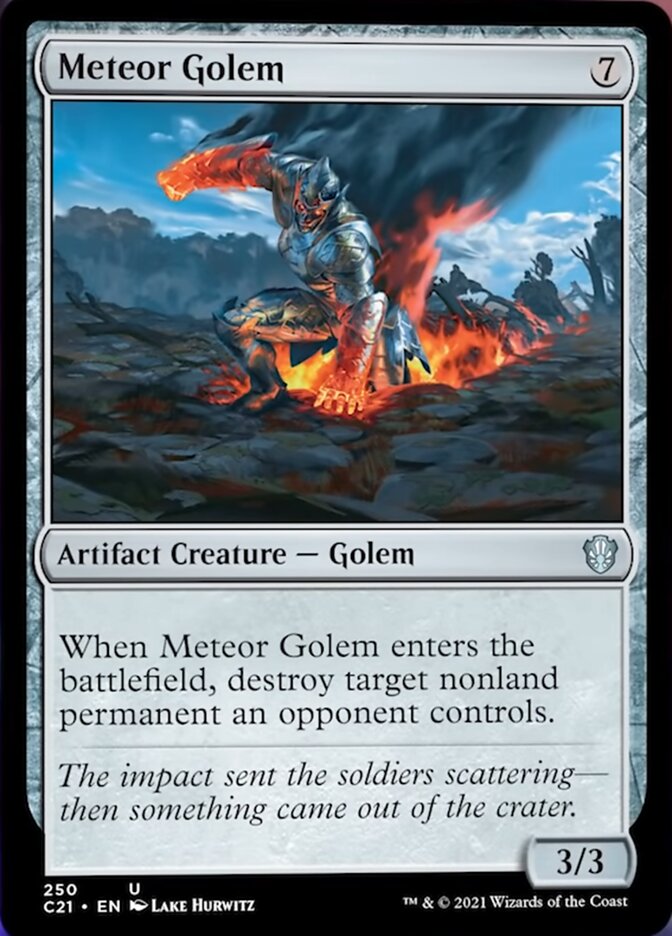 Meteor Golem [Commander 2021] | Good Games Morley