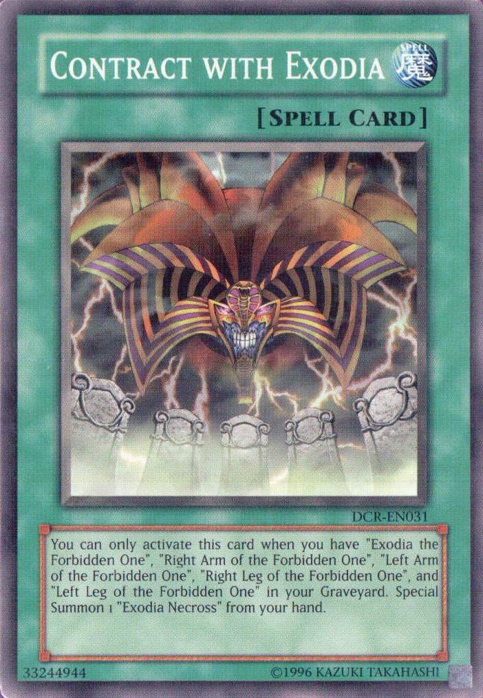 Contract with Exodia [DCR-EN031] Common | Good Games Morley