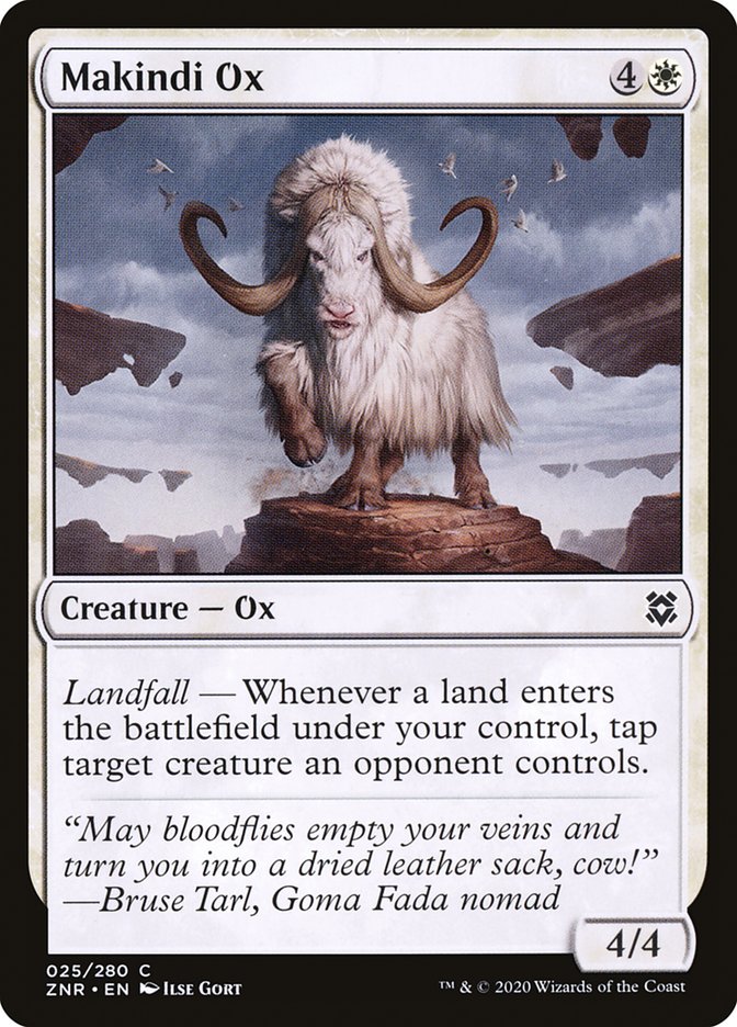 Makindi Ox [Zendikar Rising] | Good Games Morley