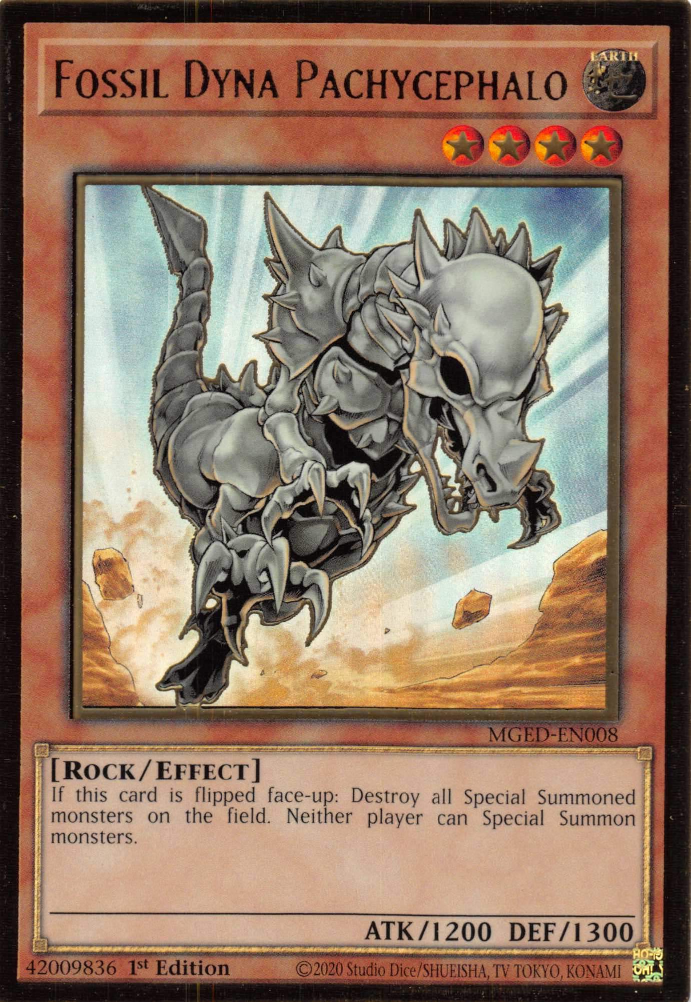 Fossil Dyna Pachycephalo [MGED-EN008] Gold Rare | Good Games Morley