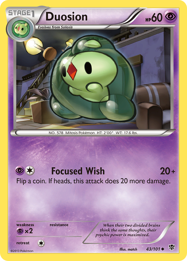 Duosion (43/101) [Black & White: Plasma Blast] | Good Games Morley