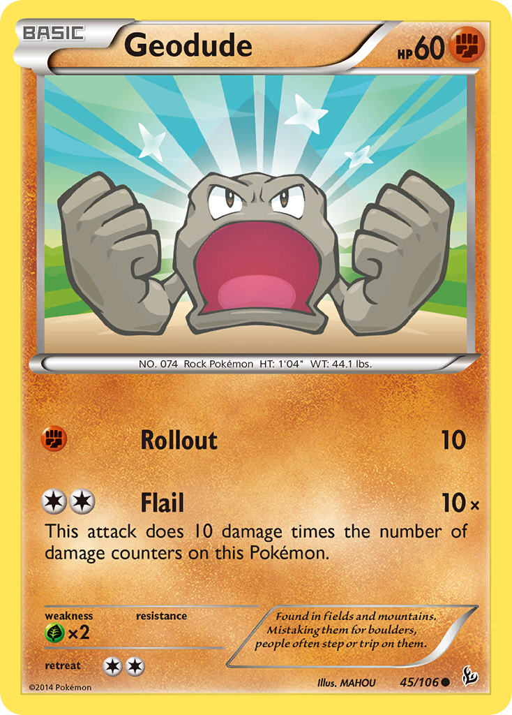 Geodude (45/106) [XY: Flashfire] | Good Games Morley