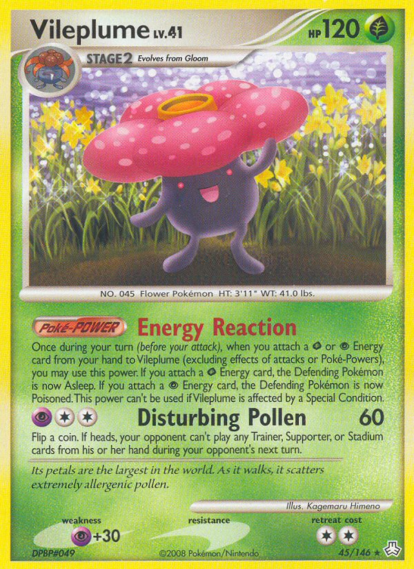 Vileplume (45/146) [Diamond & Pearl: Legends Awakened] | Good Games Morley