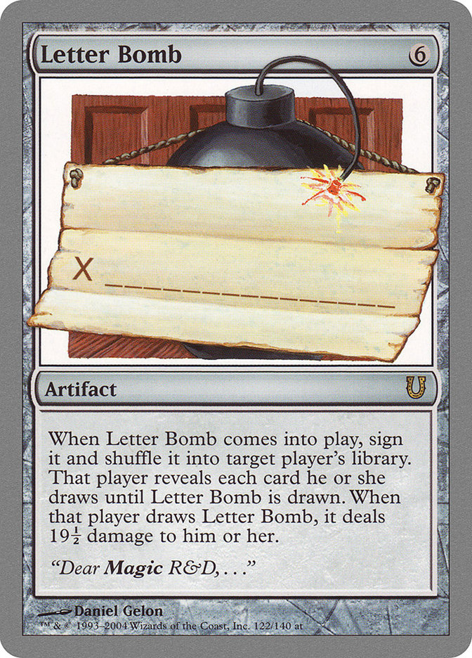 Letter Bomb [Unhinged] | Good Games Morley