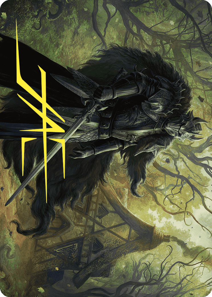 Agatha's Champion Art Card (Gold-Stamped Signature) [Wilds of Eldraine Art Series] | Good Games Morley