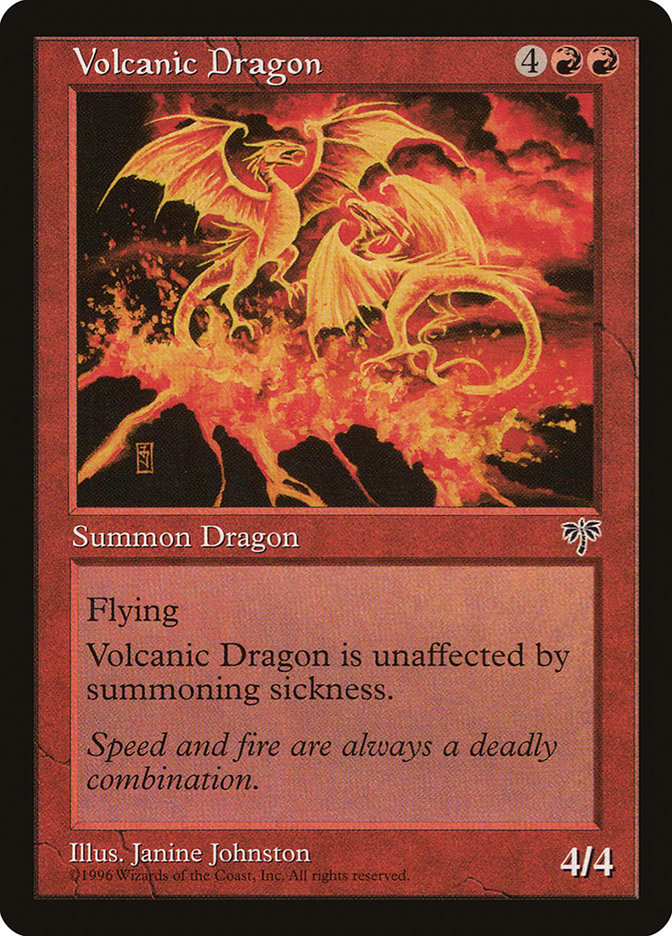 Volcanic Dragon [Mirage] | Good Games Morley