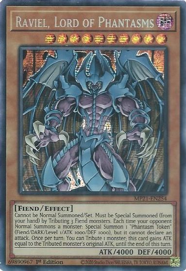 Raviel, Lord of Phantasms [MP21-EN254] Prismatic Secret Rare | Good Games Morley