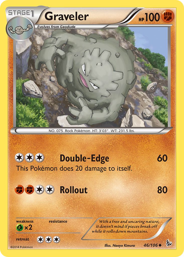 Graveler (46/106) [XY: Flashfire] | Good Games Morley