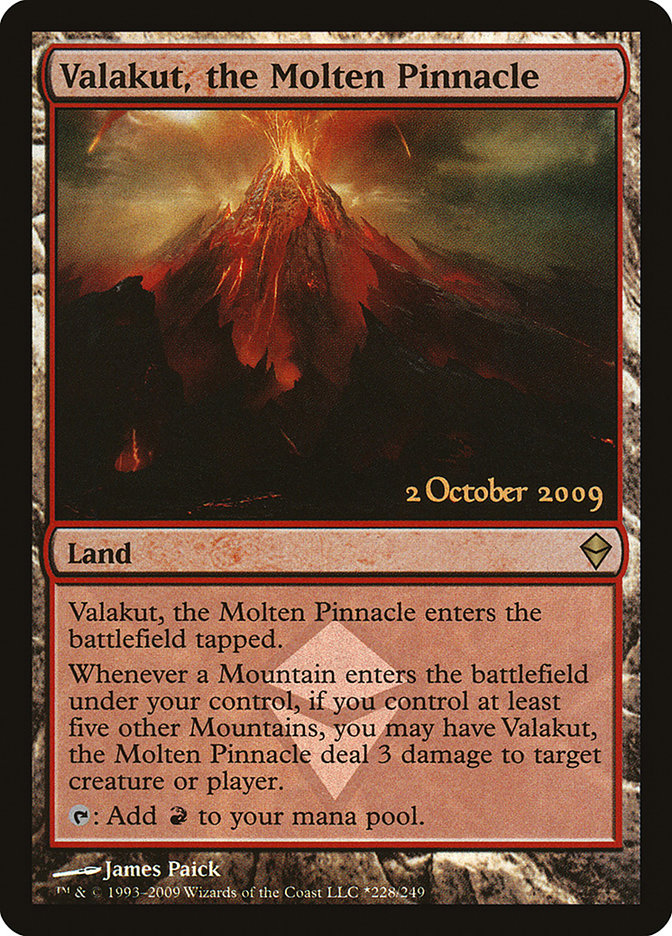 Valakut, the Molten Pinnacle [Zendikar Prerelease Promos] | Good Games Morley