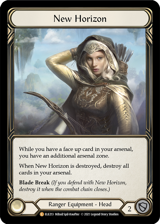 New Horizon [ELE213] (Tales of Aria)  1st Edition Cold Foil | Good Games Morley