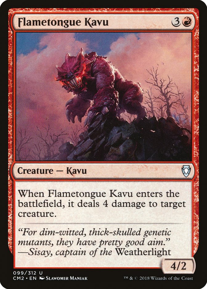Flametongue Kavu [Commander Anthology Volume II] | Good Games Morley