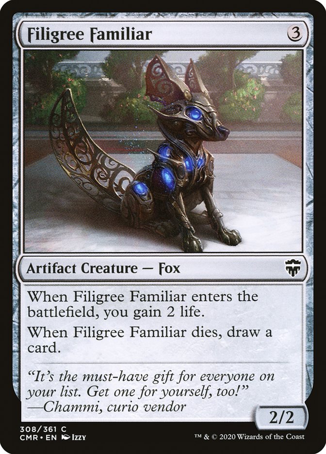 Filigree Familiar [Commander Legends] | Good Games Morley
