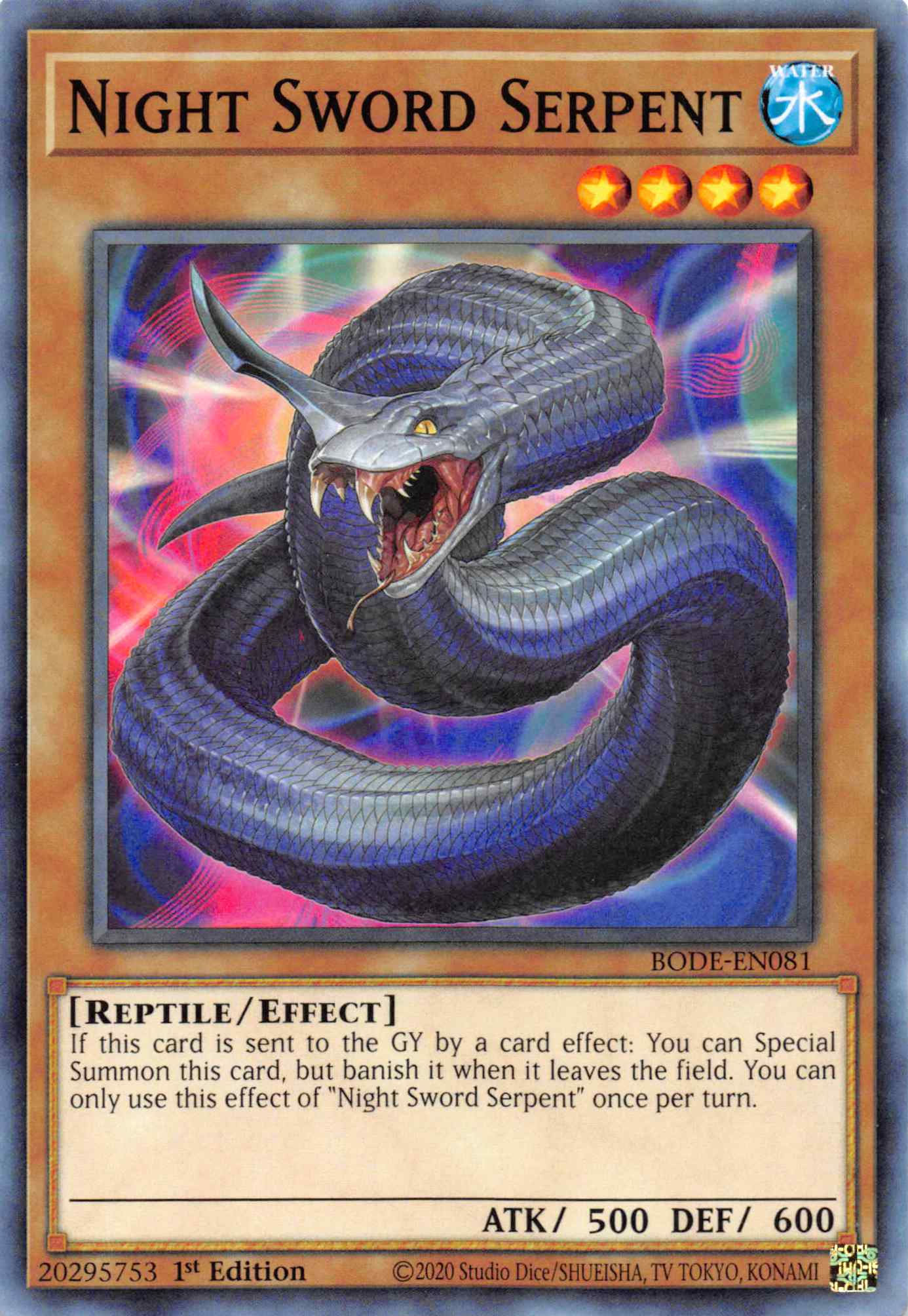 Night Sword Serpent [BODE-EN081] Common | Good Games Morley