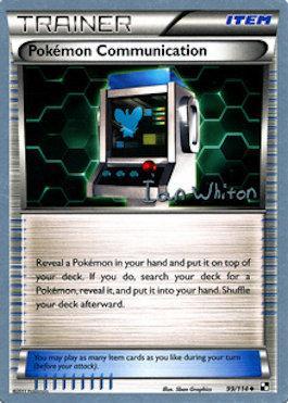 Pokemon Communication (99/114) (American Gothic - Ian Whiton) [World Championships 2013] | Good Games Morley