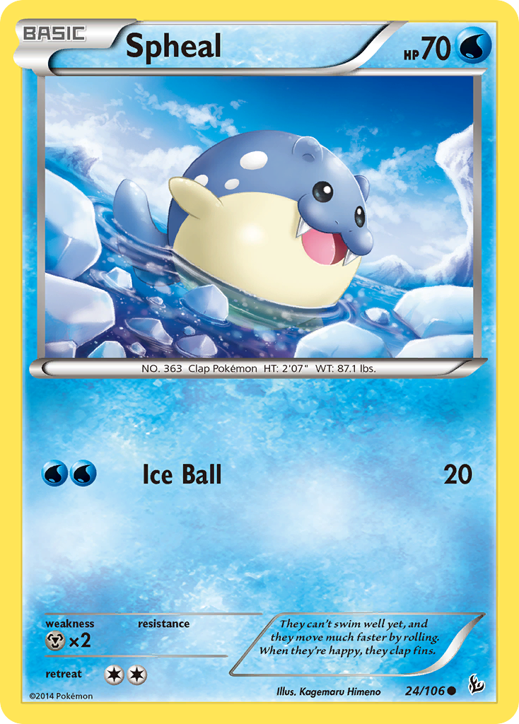 Spheal (24/106) [XY: Flashfire] | Good Games Morley