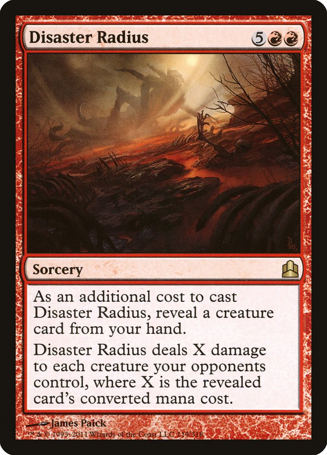Disaster Radius [Commander 2011] | Good Games Morley