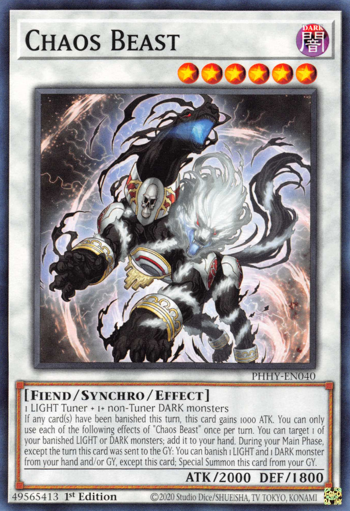 Chaos Beast [PHHY-EN040] Common | Good Games Morley