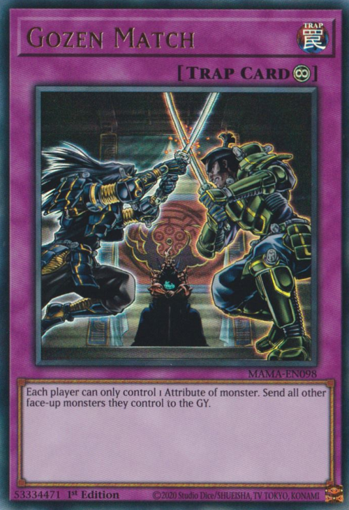 Gozen Match [MAMA-EN098] Ultra Rare | Good Games Morley