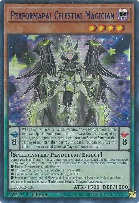 Performapal Celestial Magician (Blue) [LDS3-EN130] Ultra Rare | Good Games Morley