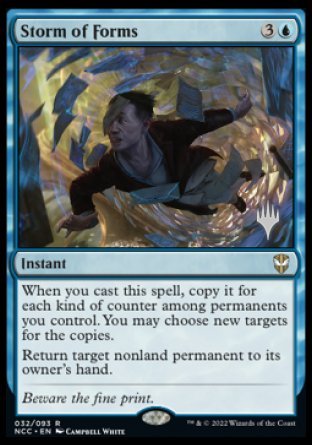 Storm of Forms (Promo Pack) [Streets of New Capenna Commander Promos] | Good Games Morley