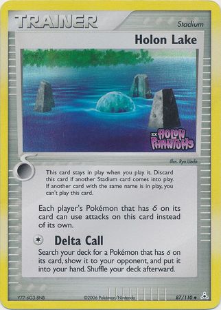Holon Lake (87/110) (Stamped) [EX: Holon Phantoms] | Good Games Morley