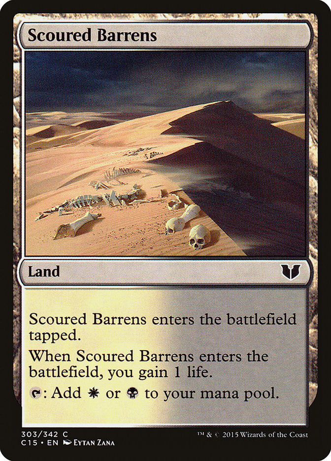 Scoured Barrens [Commander 2015] | Good Games Morley