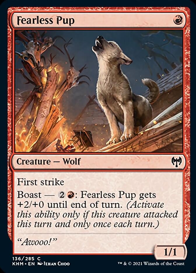 Fearless Pup [Kaldheim] | Good Games Morley