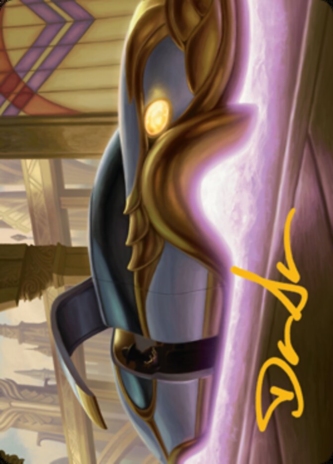 Mysterious Limousine Art Card (Gold-Stamped Signature) [Streets of New Capenna Art Series] | Good Games Morley